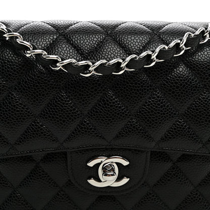 Chanel Caviar Quilted Small Double Flap Black 8 of 10