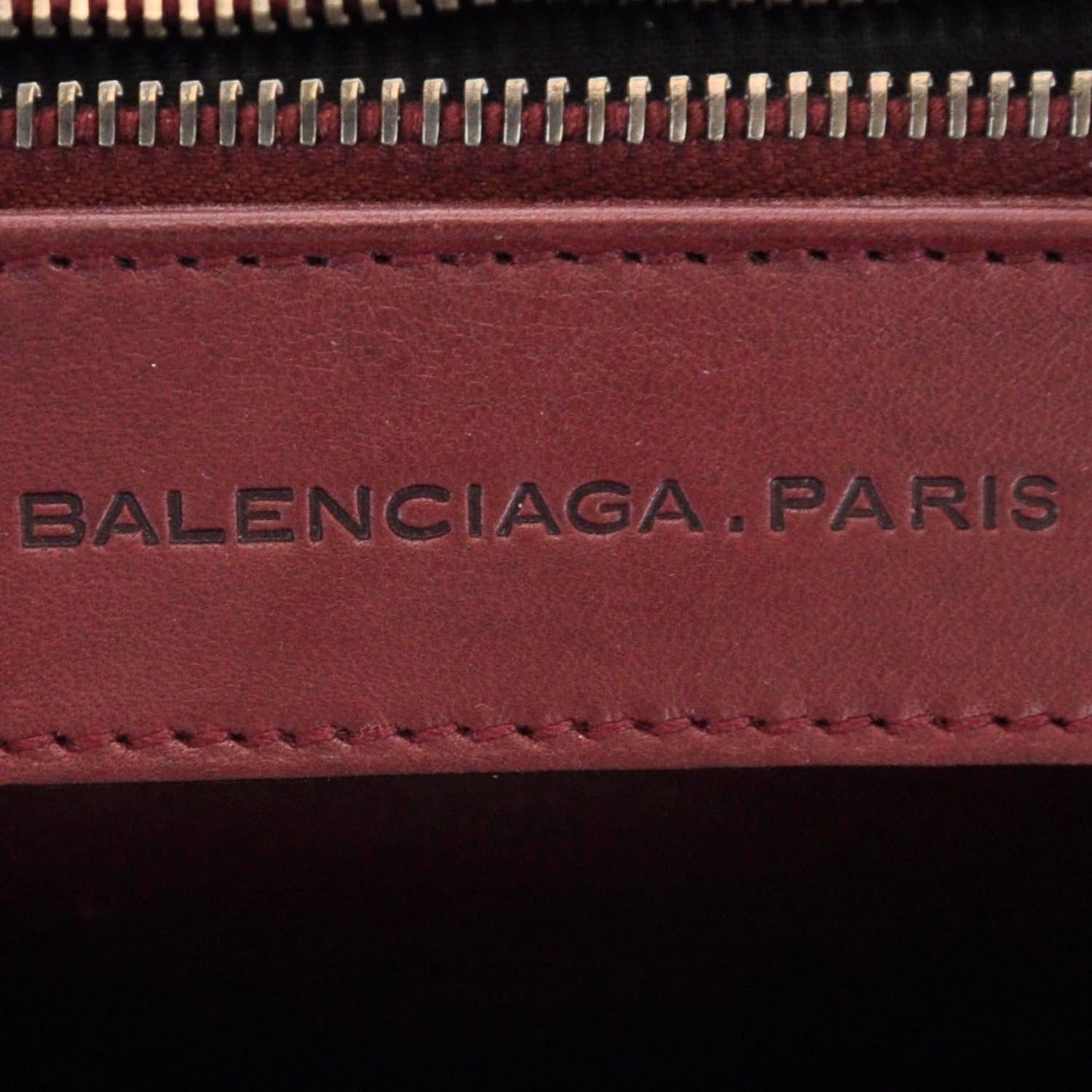 Leather Messenger Bag Red