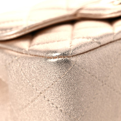 Chanel Metallic Lambskin Quilted Mini Square Flap Gold 7 of 11