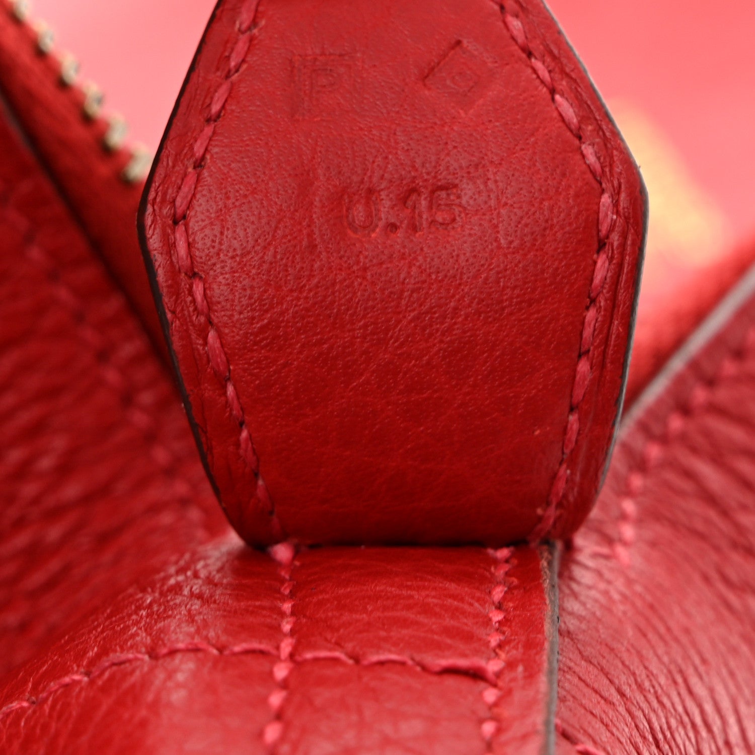 Hermes Taurillon Clemence Bolide 35 Rouge Piment 7 of 13