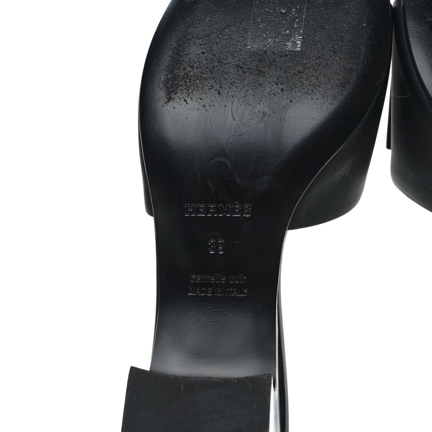 Calfskin Dreamy Sandals 39 Black