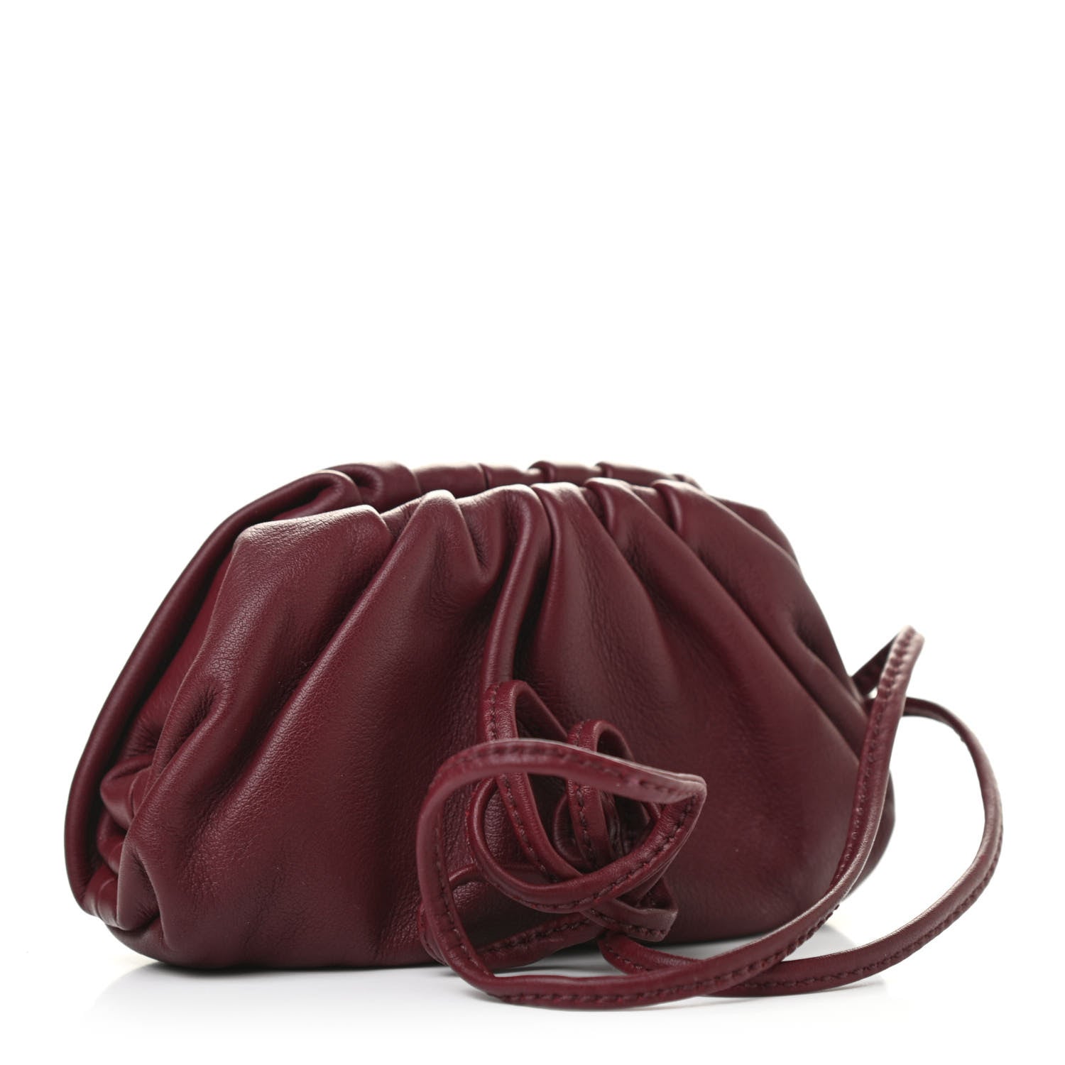 Bottega Veneta Butter Calfskin Coin Purse Bordeaux 2 of 12