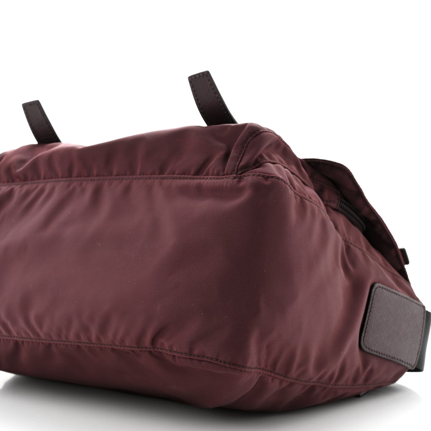 Nylon Vela Messenger Bag Bordeaux