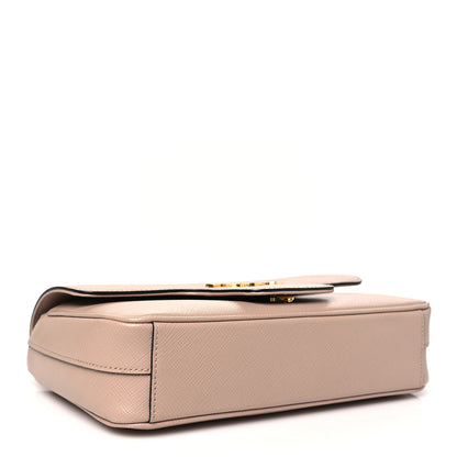 Prada Saffiano Flap Shoulder Bag Cipria 4 of 10