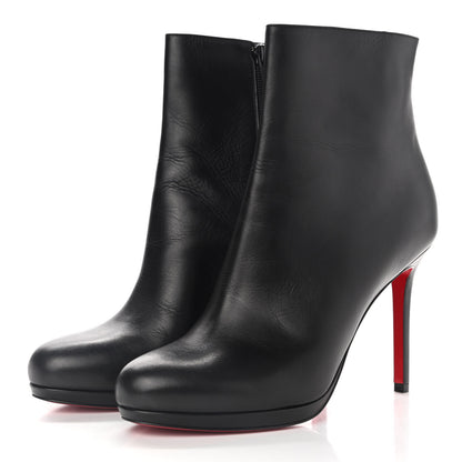 Christian Louboutin Calfskin Fifi Booty 85 Ankle Boots 40 Black 3 of 8
