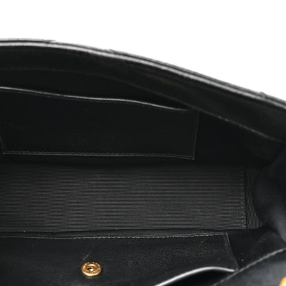 Saint Laurent Lambskin Chevron Quilted Mini Loulou Black 6 of 11