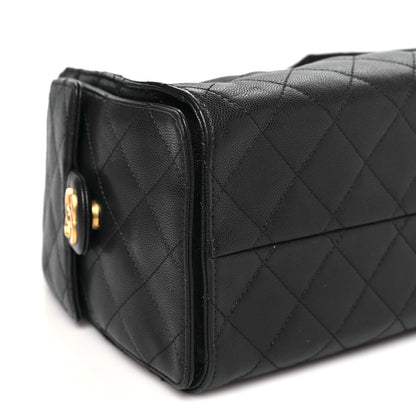 Chanel Caviar Quilted Small Chanel 25 Handbag Dark Navy 9 of 11