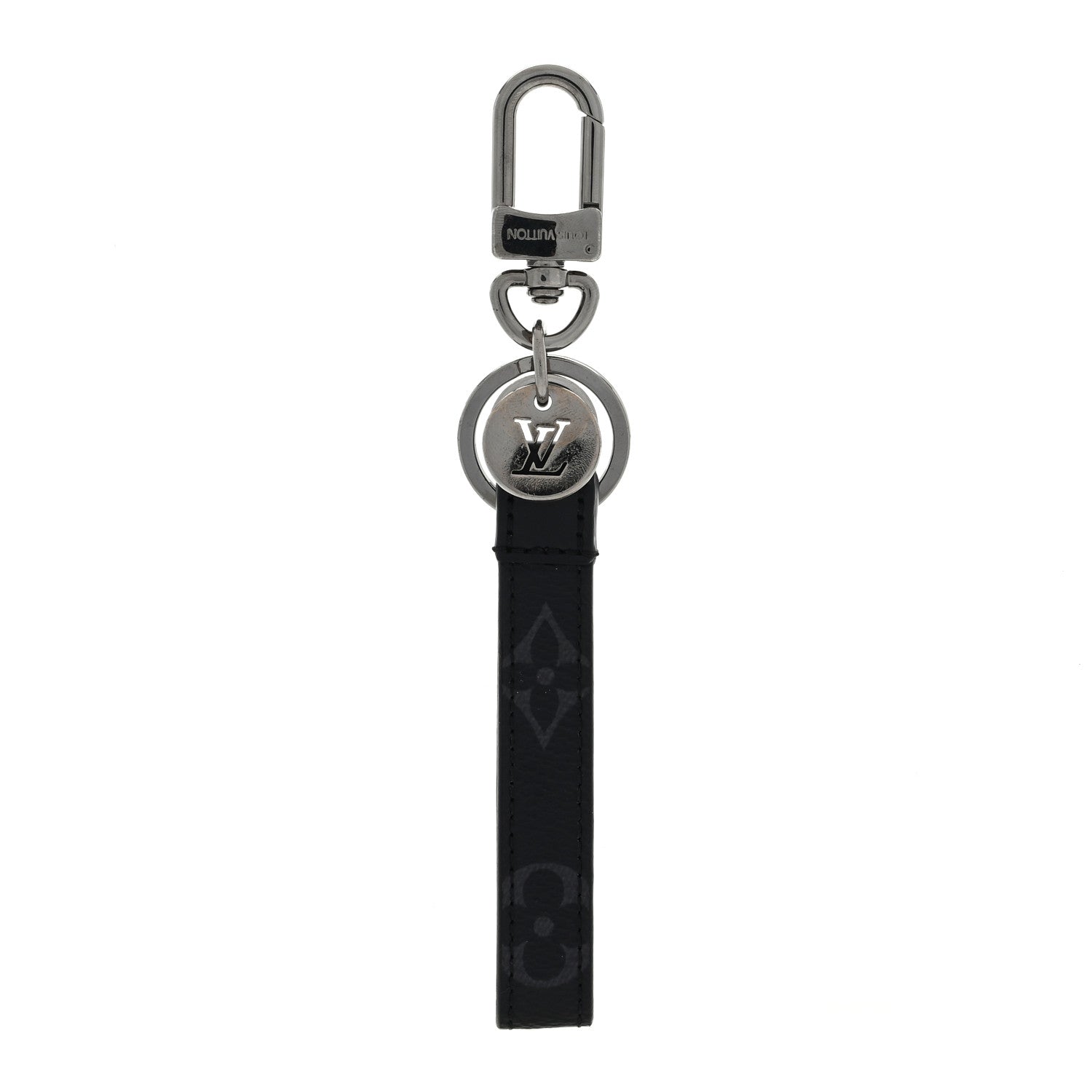 Louis Vuitton Monogram Eclipse Dragonne Bag Charm Key Holder 3 of 3