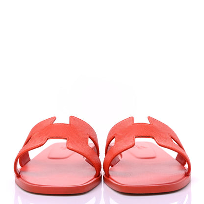 Hermes Epsom Oran Sandals 37 Orange Poppy 2 of 9
