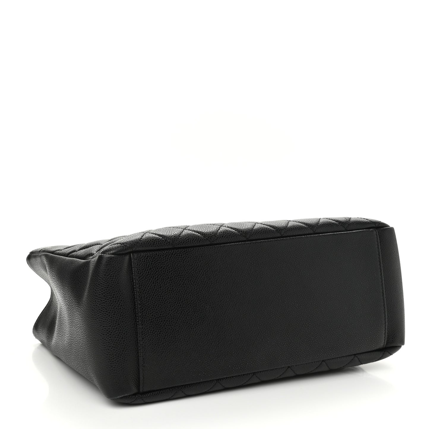 Caviar Quilted Grand Shopping Tote GST Black