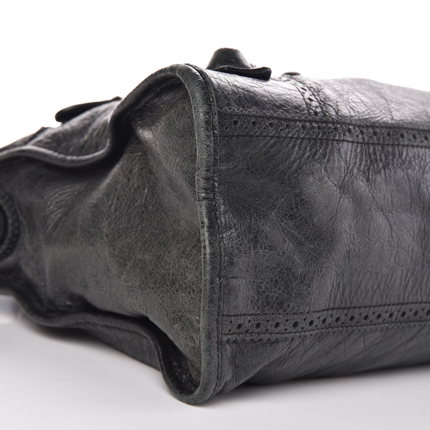 Balenciaga Agneau Giant Brogues Hardware City Anthracite 12 of 16