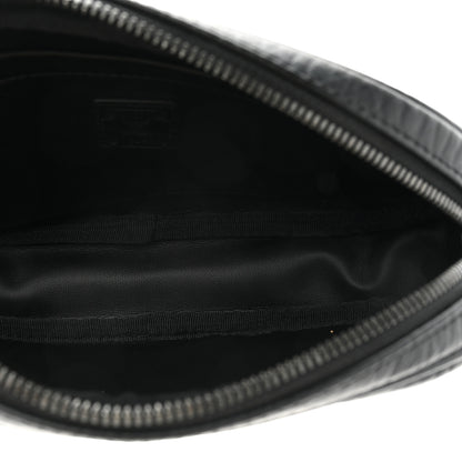 MCM Checkerboard Visetos Small Aren Multifunction Crossbody Pouch Black White 7 of 13