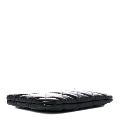 Chanel Lambskin Quilted Small No. 5 Cosmetic Case Black 4 of 9