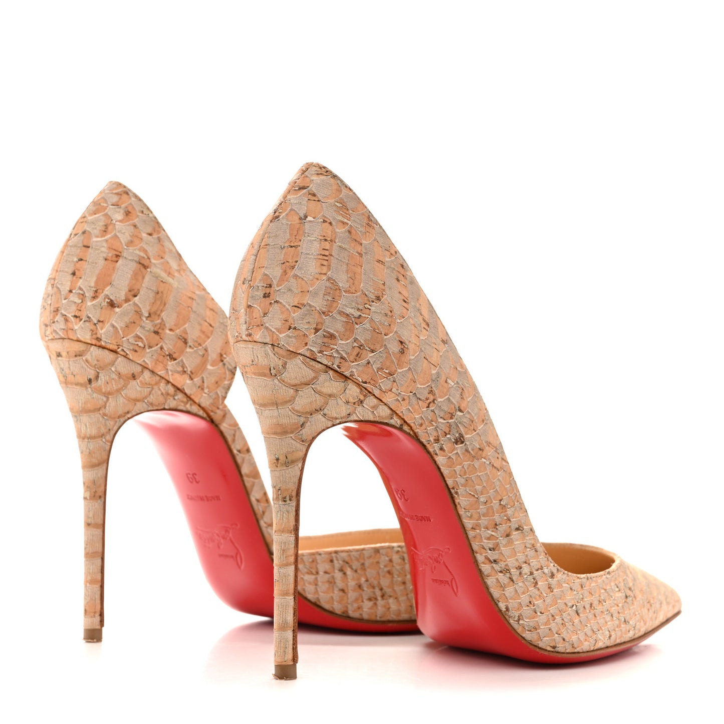 Liege Embossed Iriza 100 Pumps 39 Beige