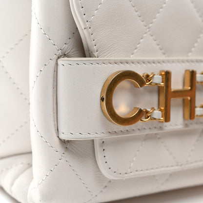 Chanel Calfskin Quilted Small Enchained Flap White 12 of 12