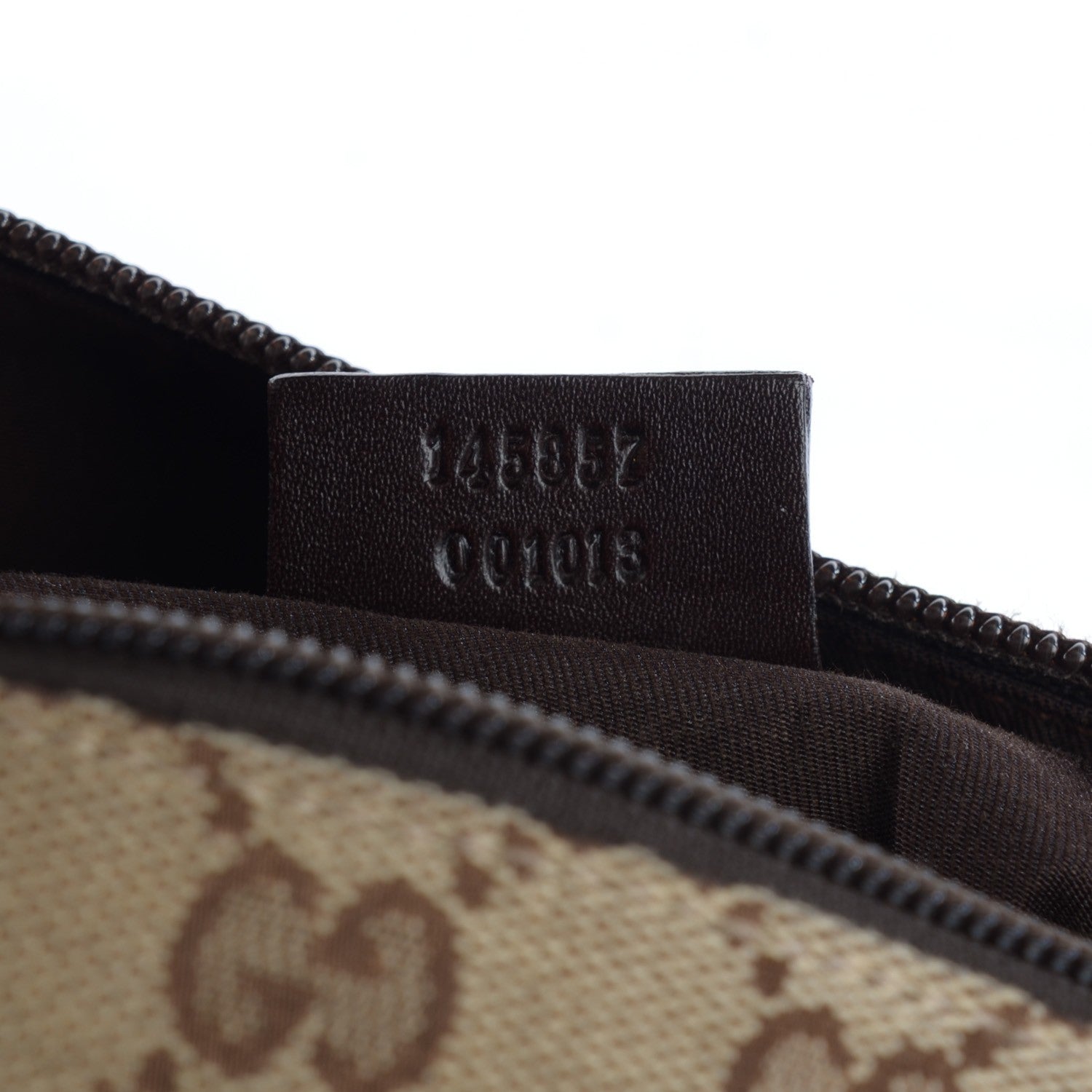 Gucci Monogram Calfskin Perforated Medium Flat Messenger Bag Dark Brown 7 of 8