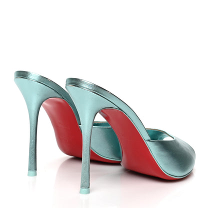 Christian Louboutin Metallic Me Dolly 100 Sandals 39 Bermuda 4 of 7
