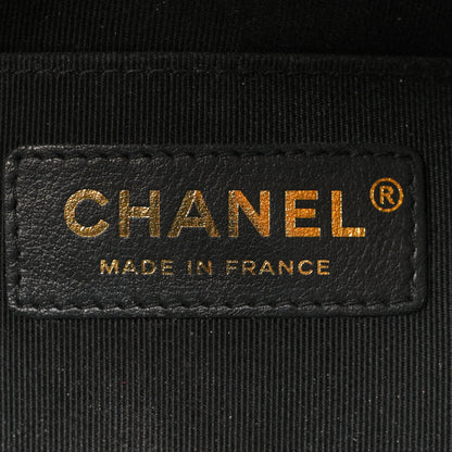 Chanel Metallic Caviar Chevron Quilted Medium Statement Flap Bronze 8 of 10