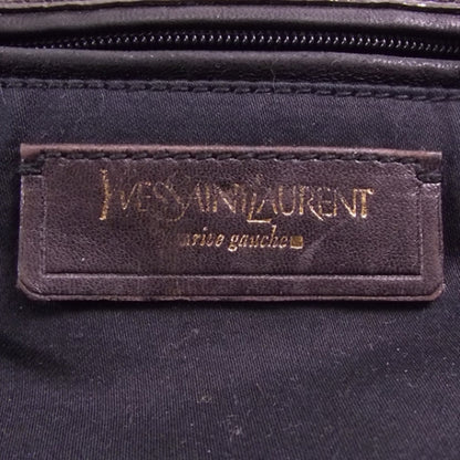 Saint Laurent Patent Tribute Tote Taupe 8 of 10