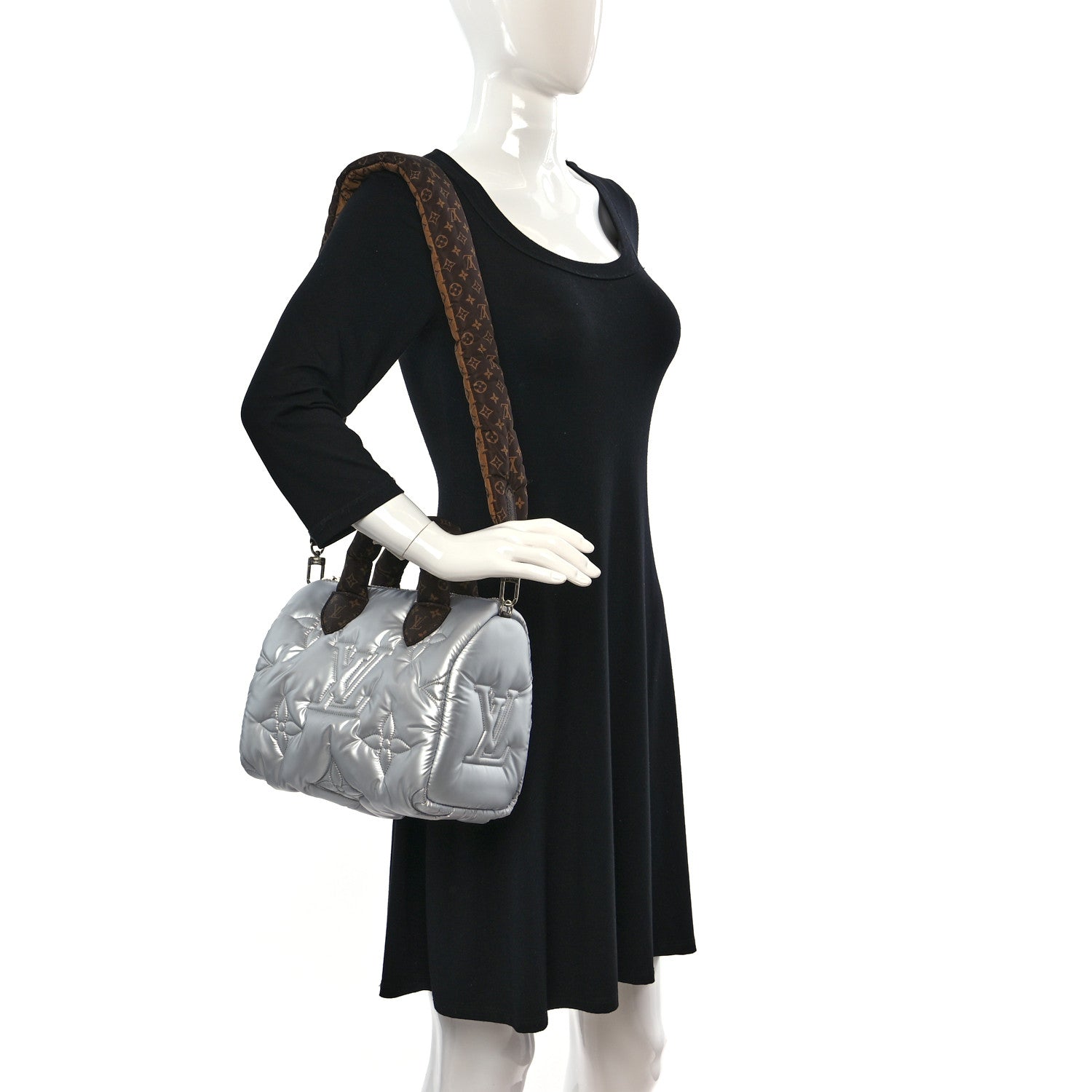 Louis Vuitton Econyl Mini Monogram Pillow Speedy Bandouliere 25 Silver 2 of 11