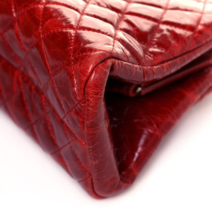 Chanel Glazed Calfskin Quilted Medium Just Mademoiselle Red 11 of 16