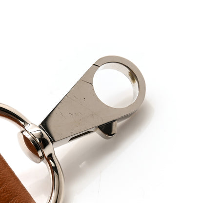 Hermes Toile Taurillon Clemence Shoulder Strap Gold 4 of 4