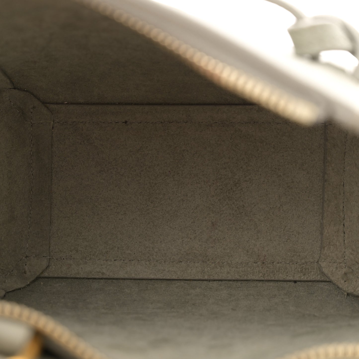 Grained Calfskin Pico Belt Bag Green Clay