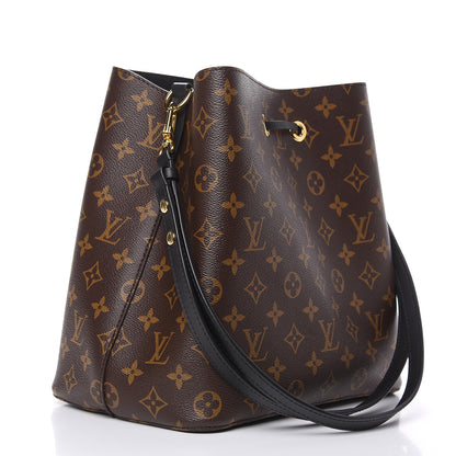 Louis Vuitton Monogram Neonoe MM Black 3 of 9