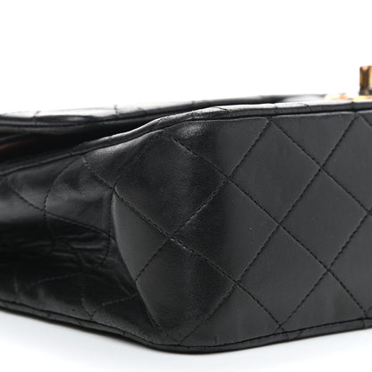 Chanel Lambskin Quilted Medium Double Flap Black 9 of 11