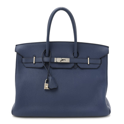 Hermes Togo Birkin 35 Bleu Brighton 1 of 20