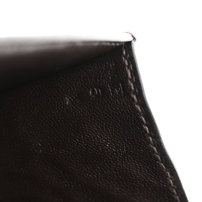 Hermes Shiny Niloticus Crocodile Egee Clutch Havane 7 of 11