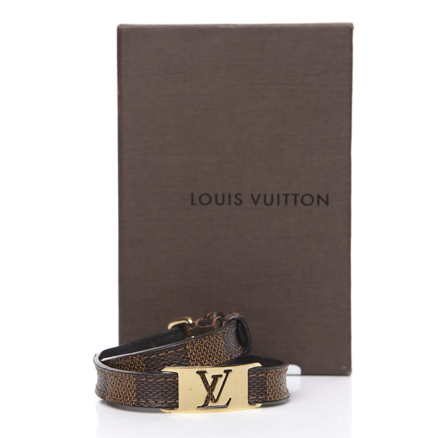 Damier Ebene Sign It Bracelet