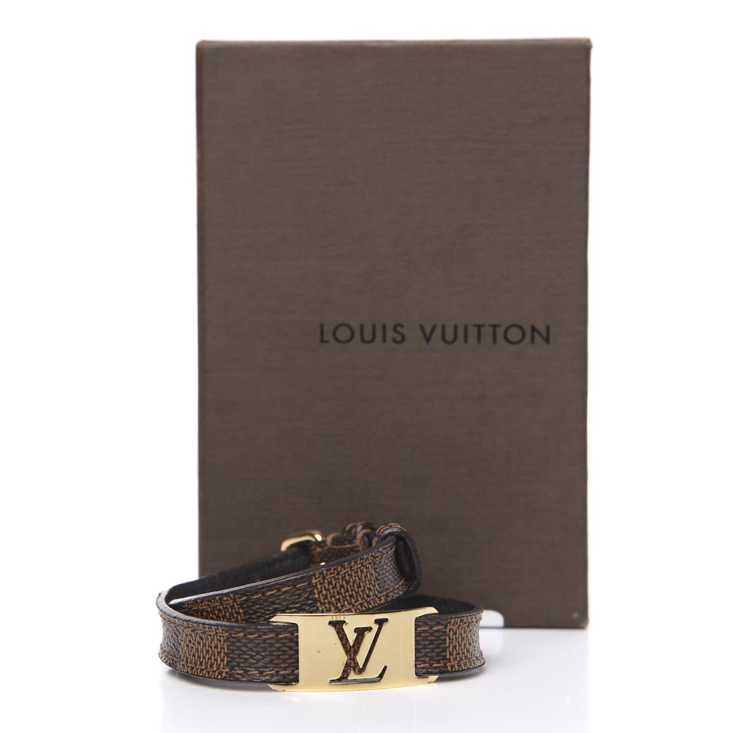 Louis Vuitton Damier Ebene Sign It Bracelet 5 of 5