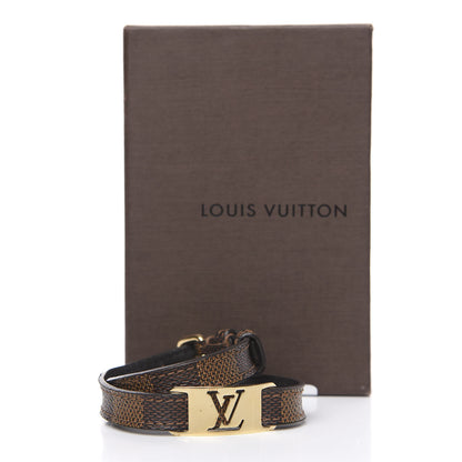Louis Vuitton Damier Ebene Sign It Bracelet 5 of 5
