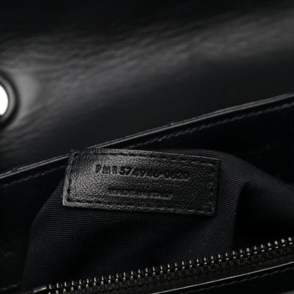 Saint Laurent Calfskin Y Quilted Monogram Medium Loulou Chain Satchel Black 8 of 15