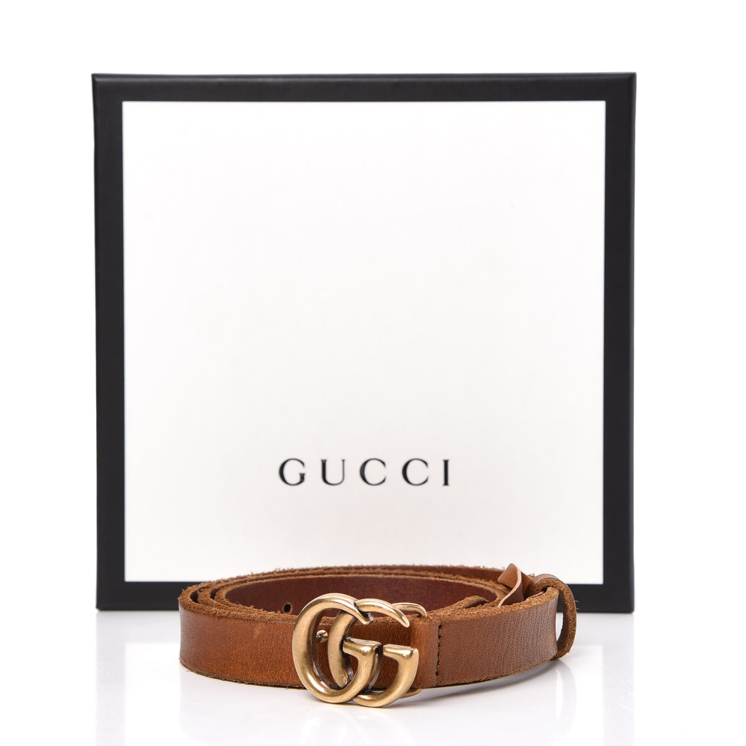 Gucci Faded Calfskin Double G 20mm Belt 85 34 Cuir 10 of 10