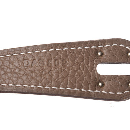 Hermes Taurillon Clemence Lindy 30 Etoupe 7 of 13