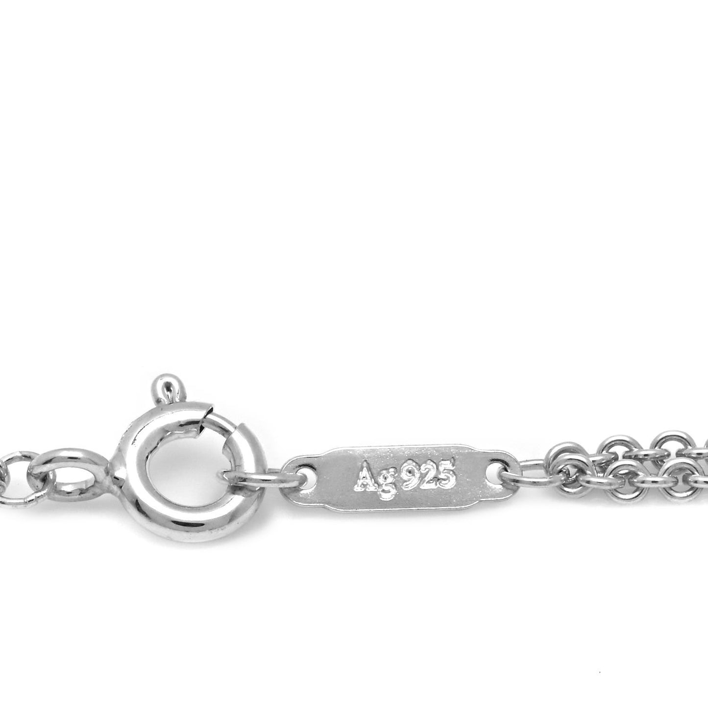 Sterling Silver Infinity Double Chain Bracelet