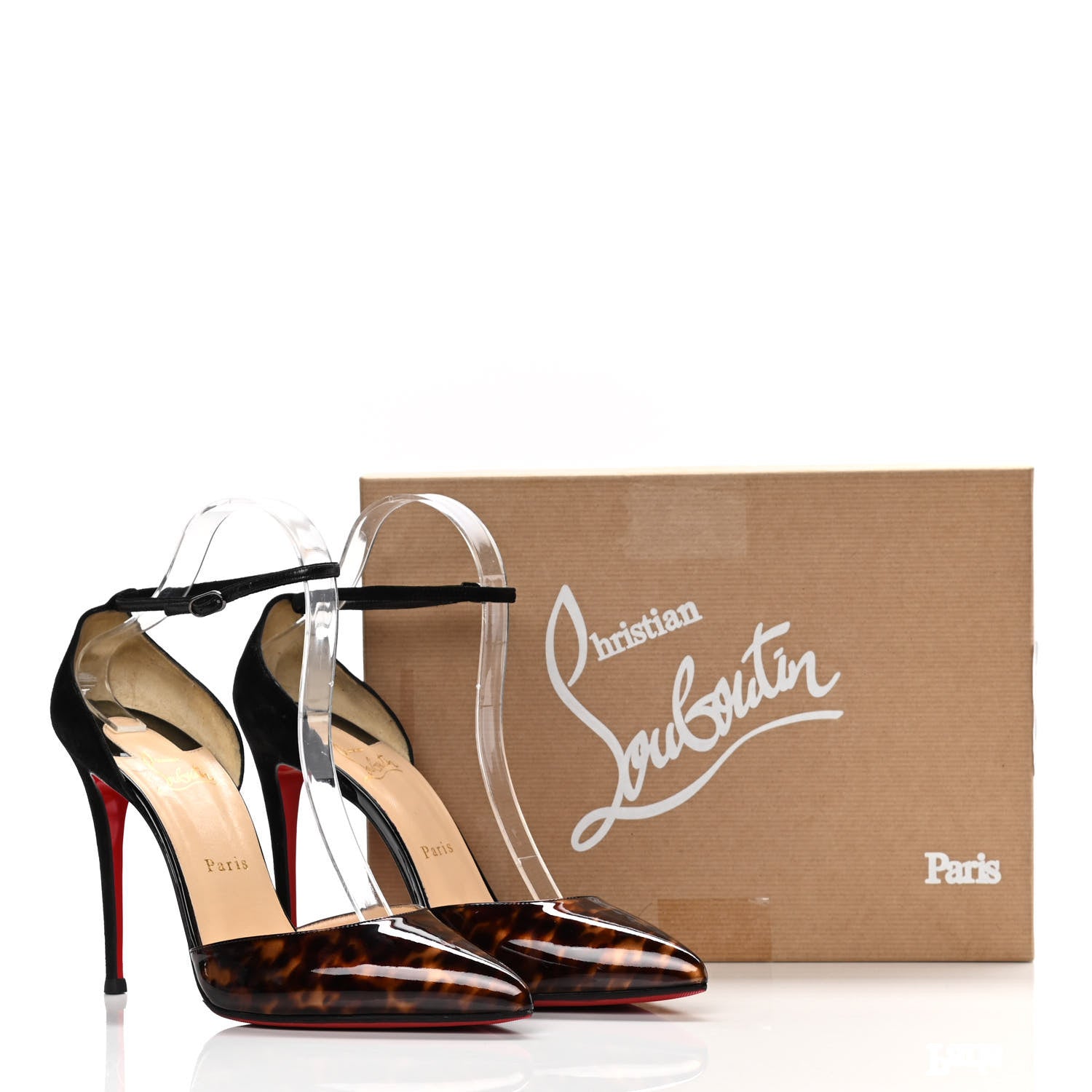 Christian Louboutin Patent Tartaruga Uptown 100 Pumps 41 Version Testa Di Moro 13 of 13
