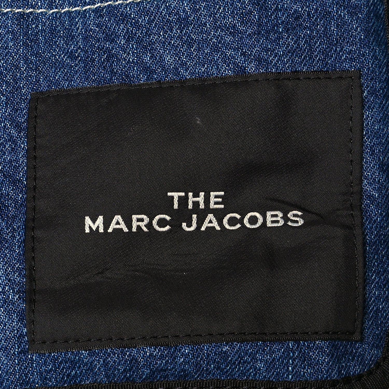 Marc Jacobs Denim Canvas Small Tote Bag Blue 5 of 9