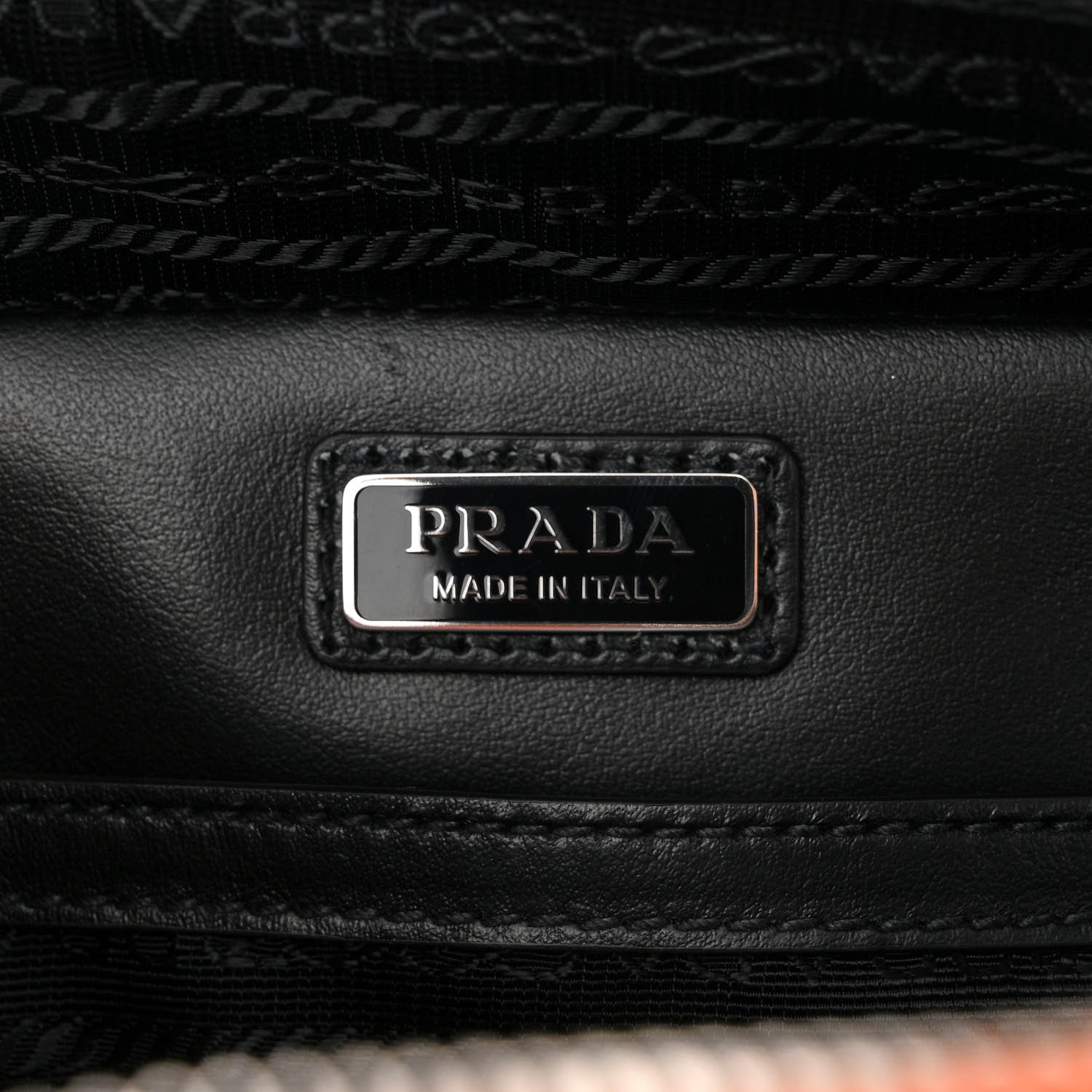 Prada Saffiano Travel Medium Brique Crossbody Bag Papaya 6 of 10
