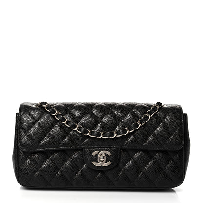 Chanel Caviar Quilted East West Flap Black 1 of 11