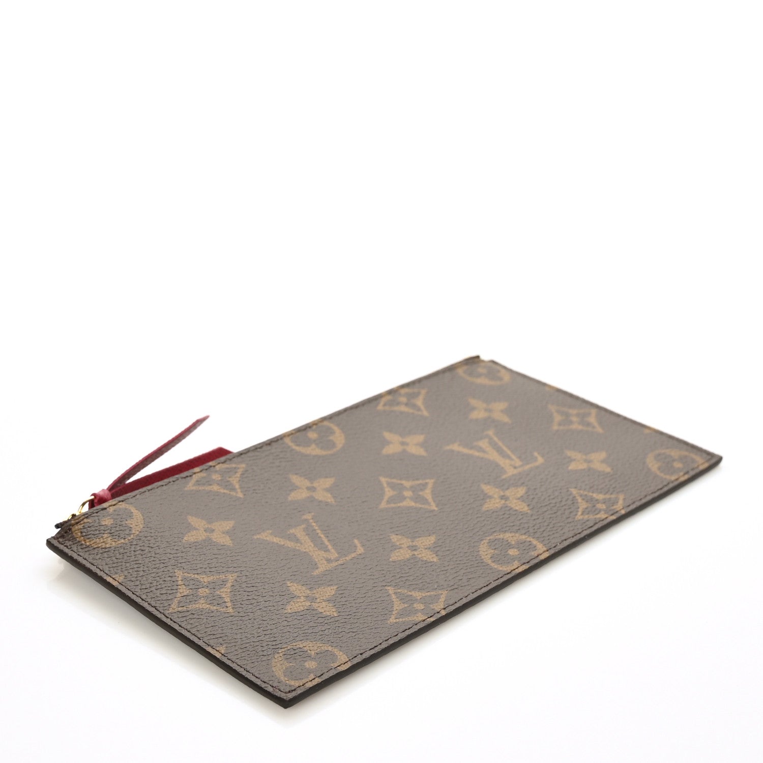 Louis Vuitton Monogram Felicie Chain Wallet Zippered Insert Fuchsia 4 of 6