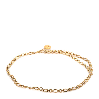 Chanel Metal Chain CC Medallion Belt Gold 2 of 4