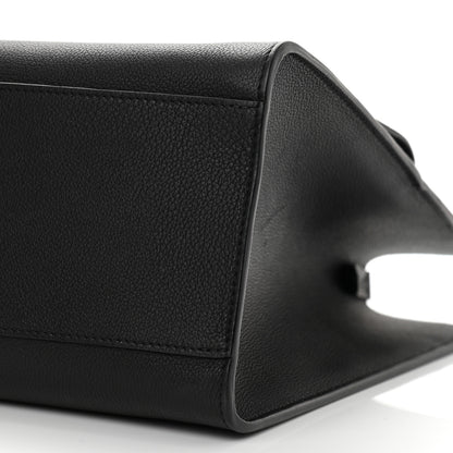 Louis Vuitton Soft Calfskin Lockme Tote MM Black 10 of 11