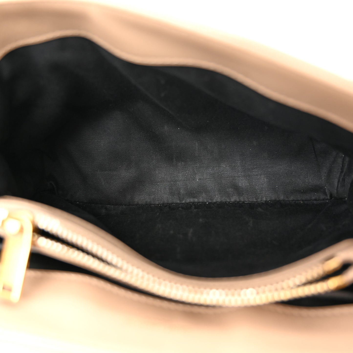 Calfskin Y Quilted Monogram Small Loulou Chain Satchel Dark Beige