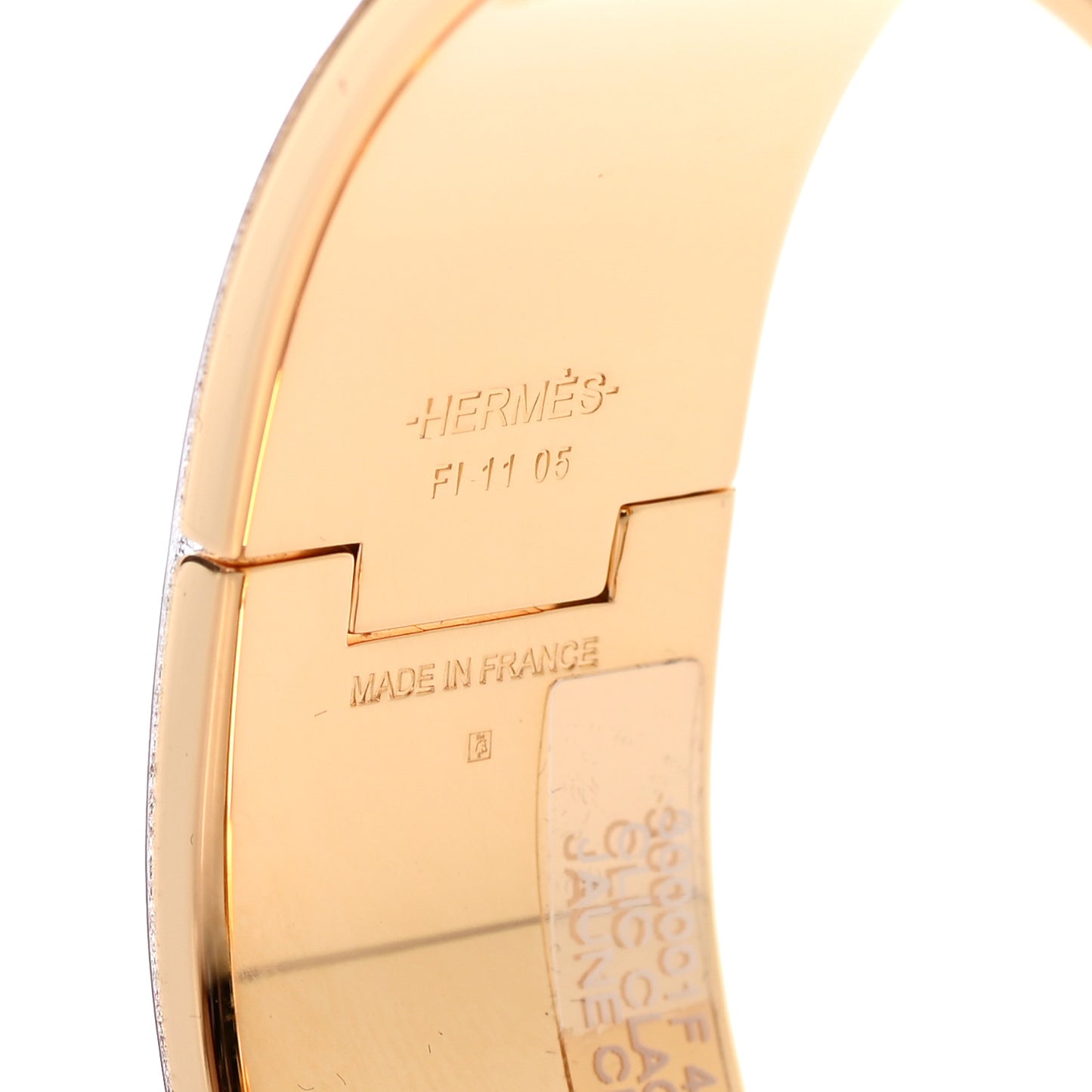 Enamel Wide Clic Clac H Bracelet PM Jaune Citron
