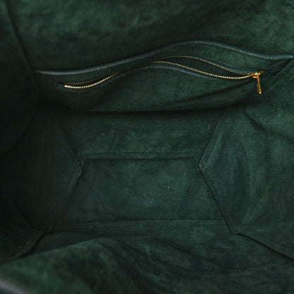 Celine Soft Grained Calfskin Sangle Bucket Bag Green 5 of 8