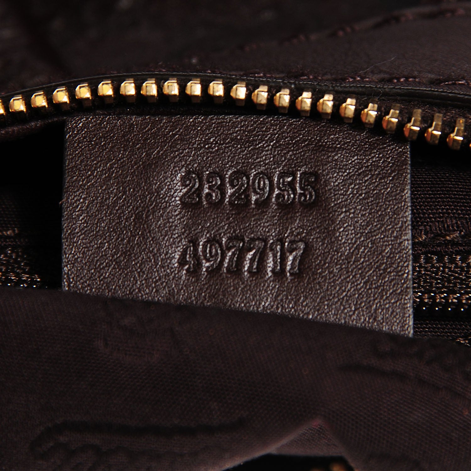 Gucci Guccissima Medium Sukey Hobo Dark Brown 7 of 7