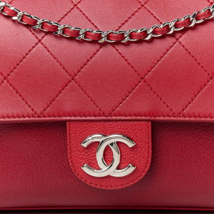 Chanel Goatskin Quilted Magnetic Camera Case Red Red 8 of 10